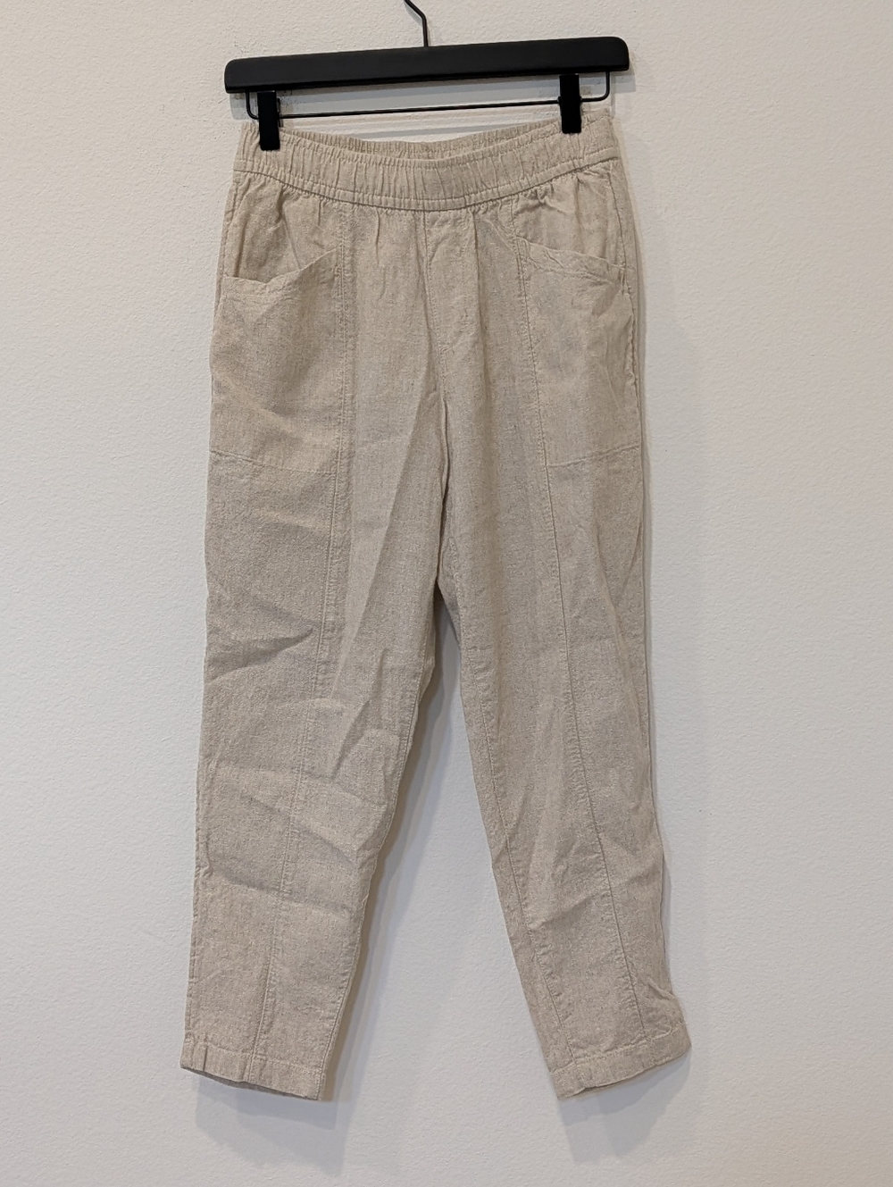 Linen Cropped Pants